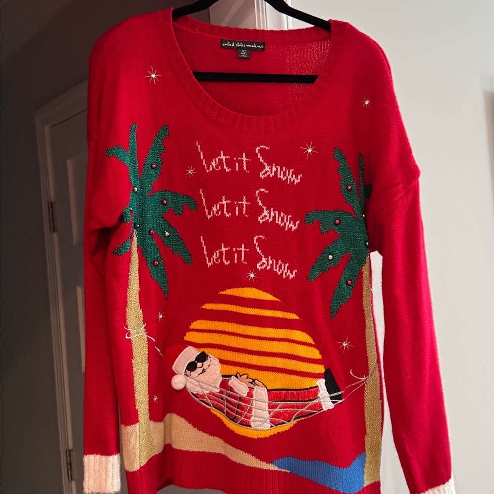 Tropical Santa Sweater